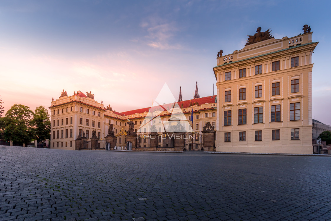 "Picturesque historical Prague" stock image