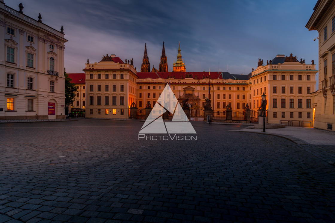 "Picturesque historical Prague" stock image