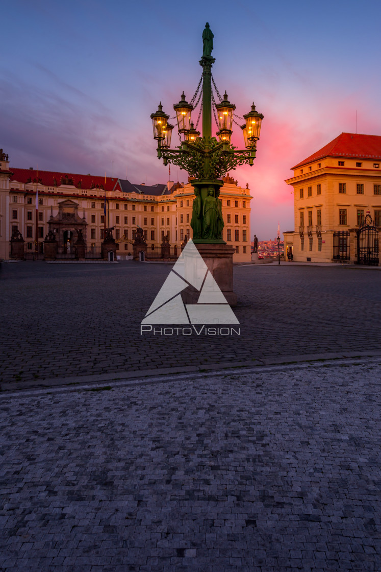 "Picturesque historical Prague" stock image