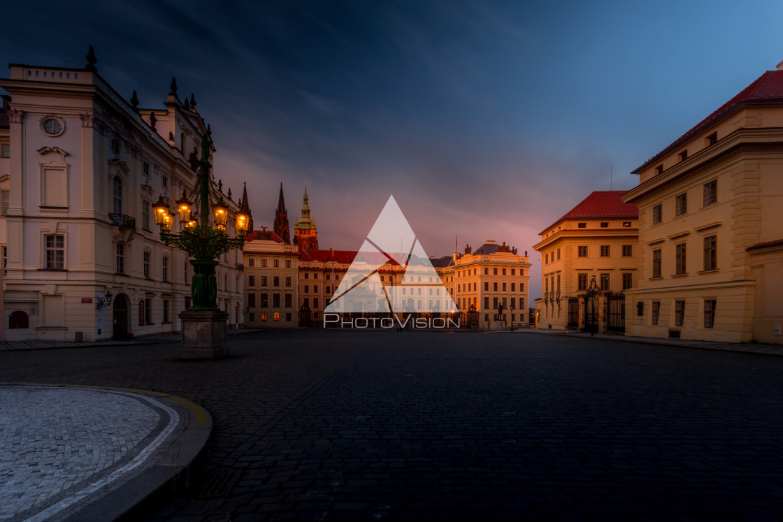 "Picturesque historical Prague" stock image