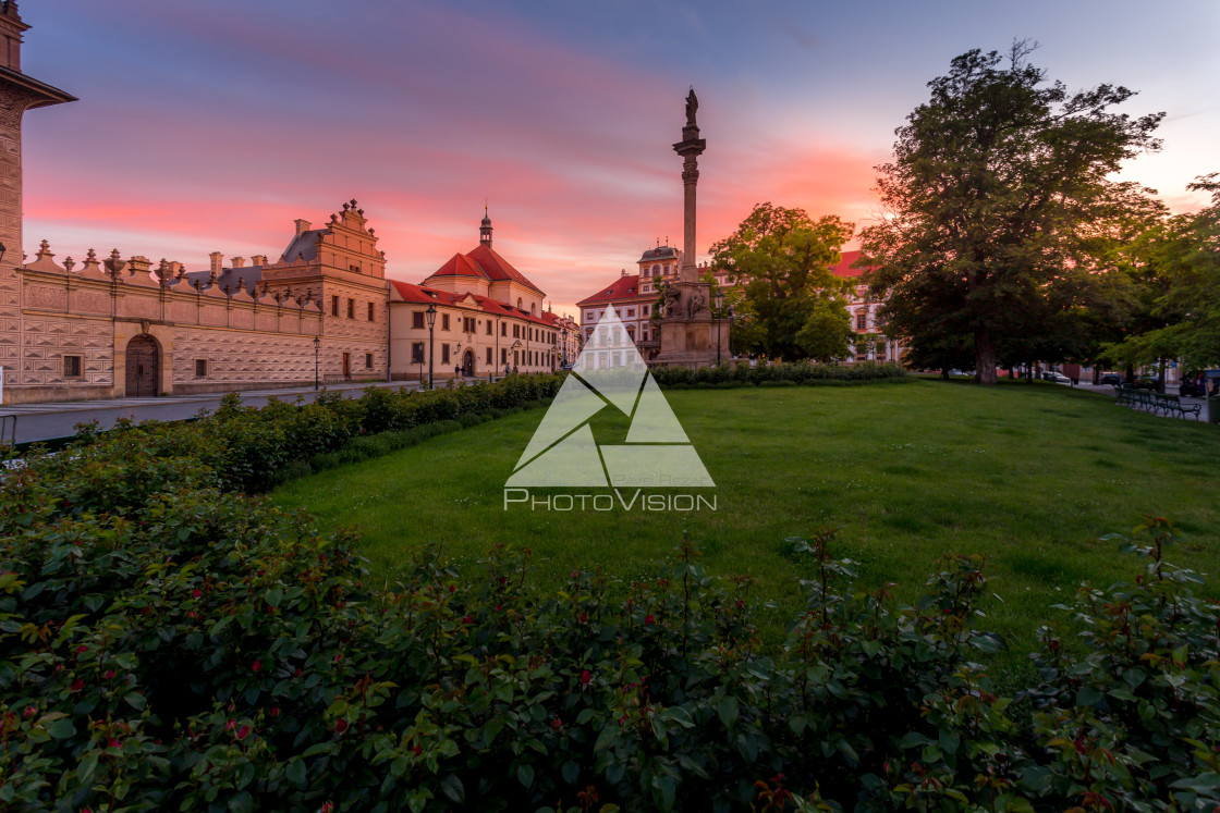 "Picturesque historical Prague" stock image