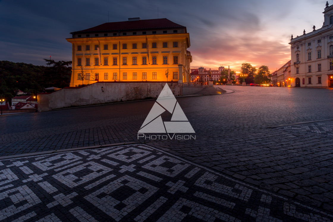 "Picturesque historical Prague" stock image