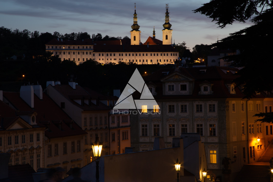 "Picturesque historical Prague" stock image