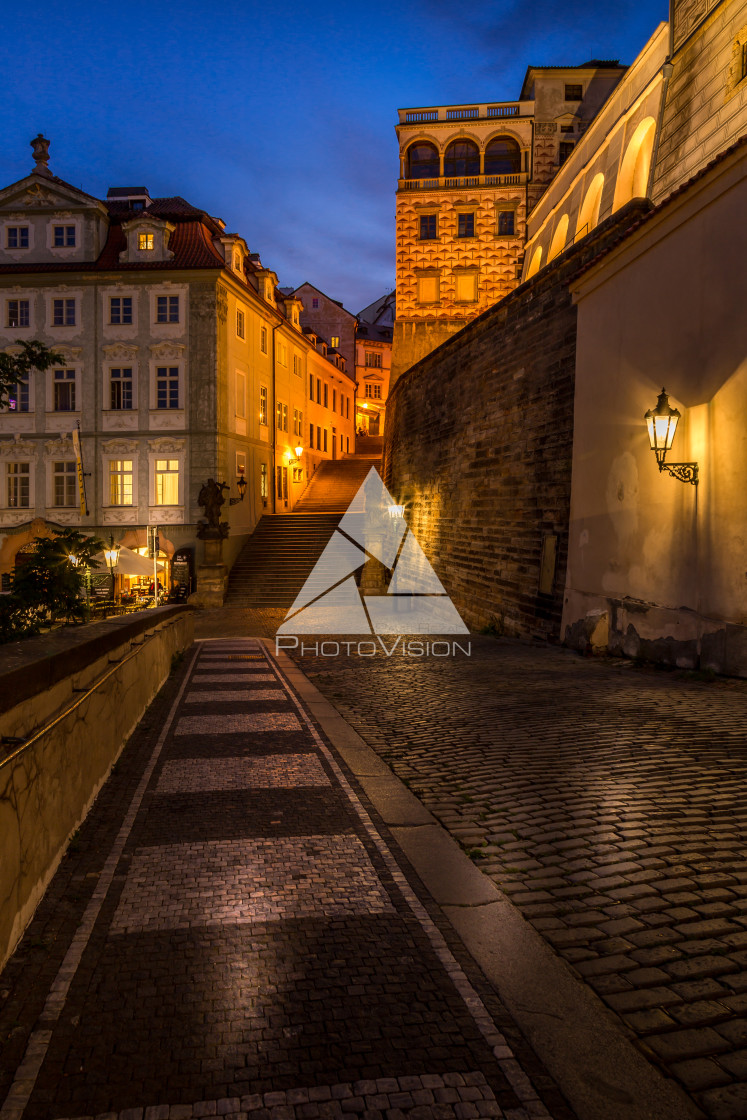 "Picturesque historical Prague" stock image