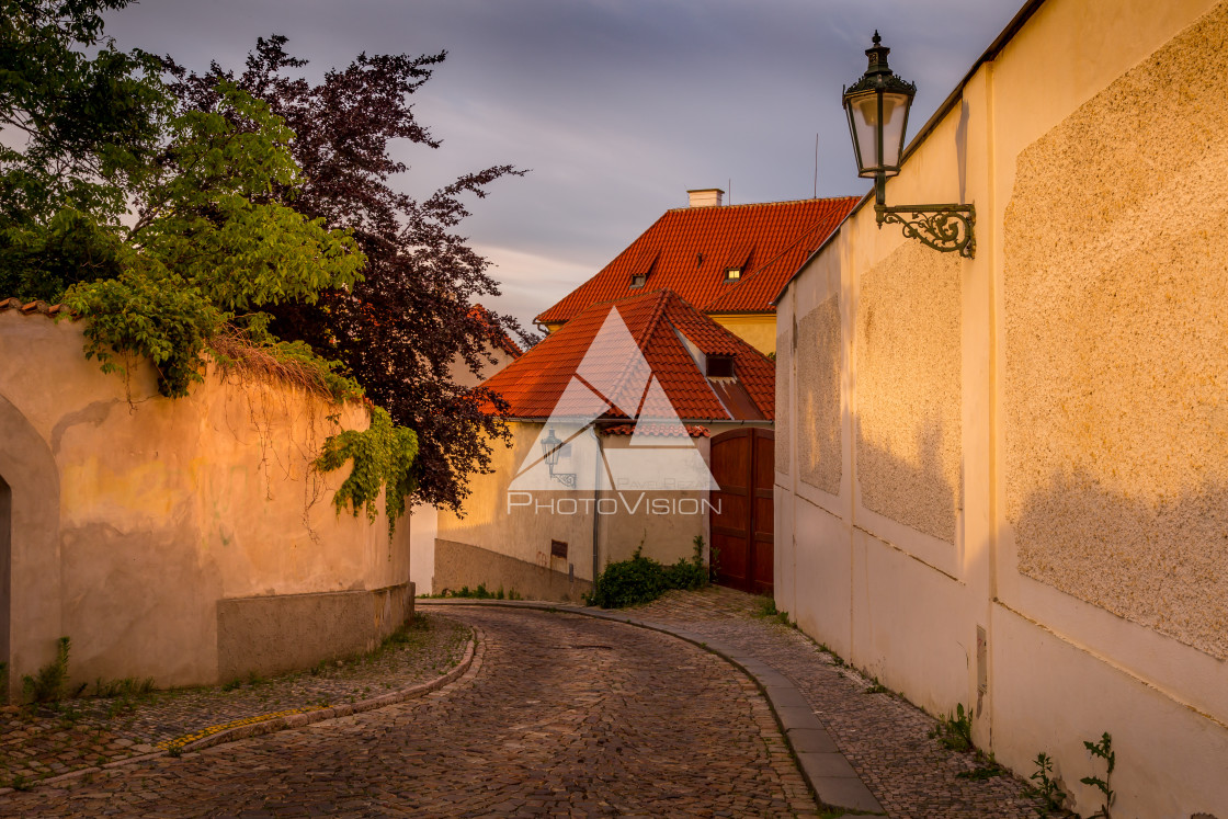 "A corner of Prague" stock image