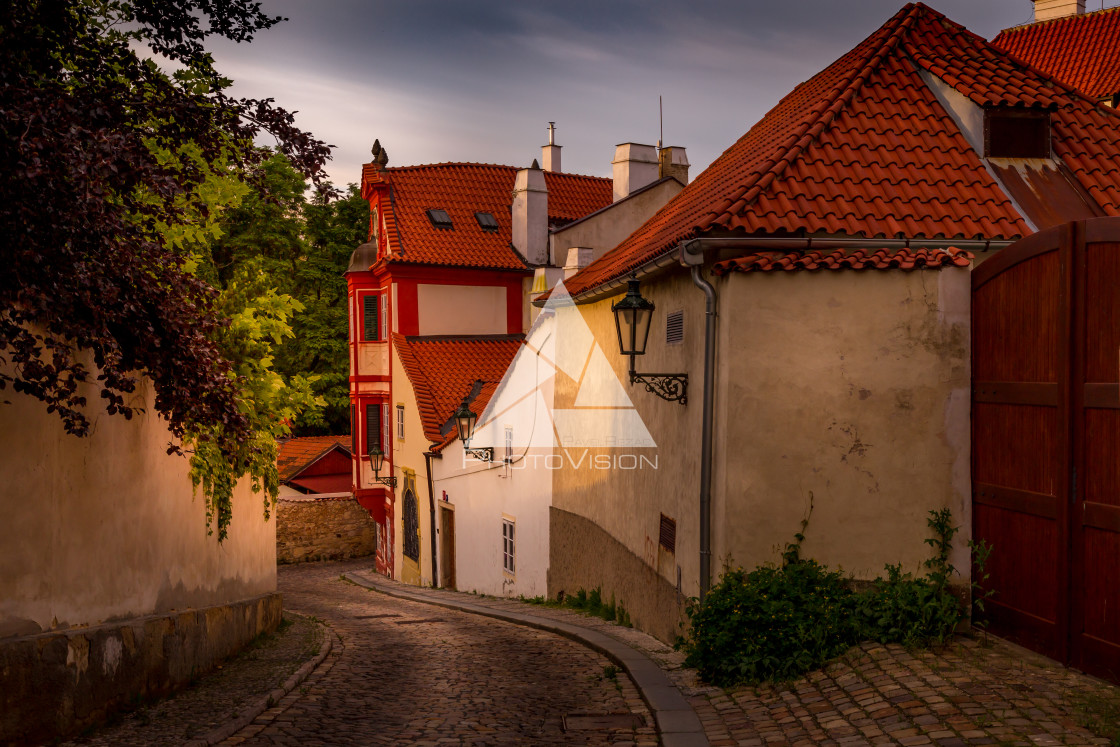 "A corner of Prague" stock image