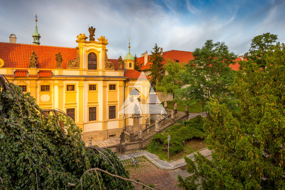 "A corner of Prague" stock image