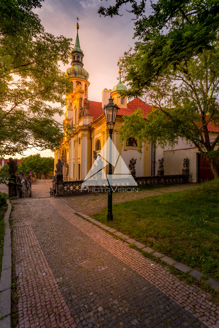 "A corner of Prague" stock image