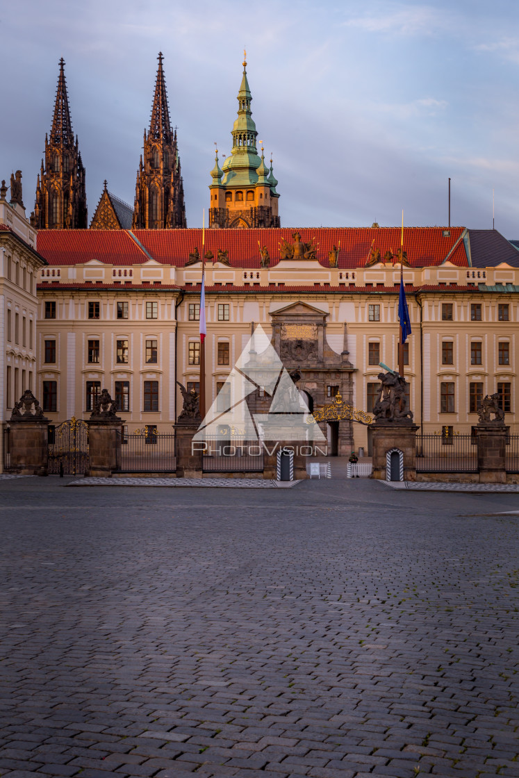 "Picturesque historical Prague" stock image