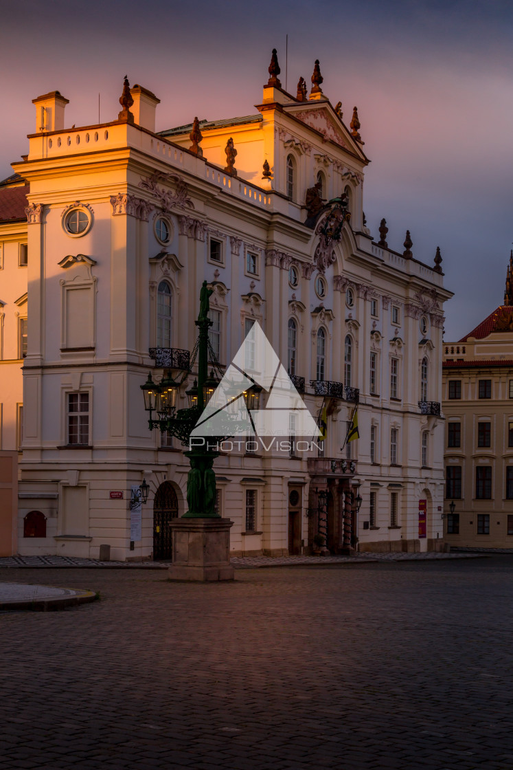 "Picturesque historical Prague" stock image