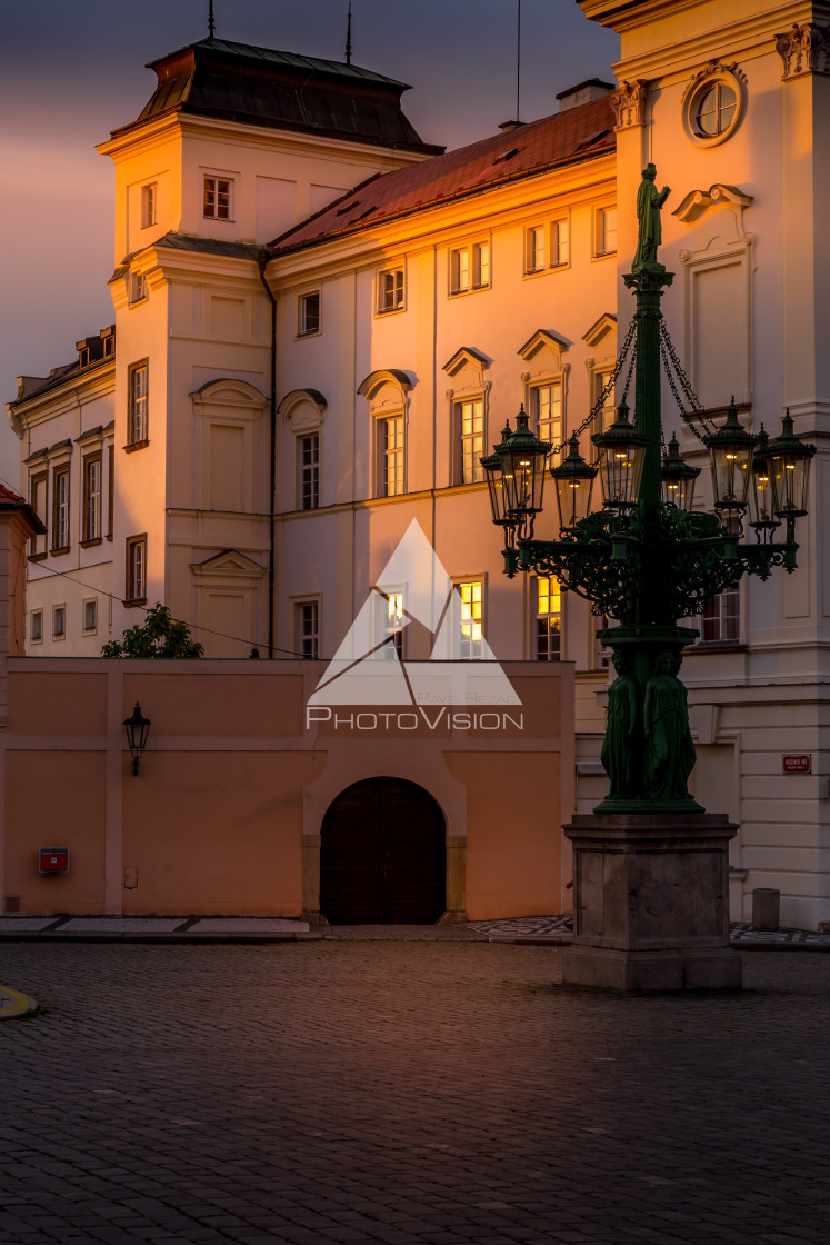 "Picturesque historical Prague" stock image