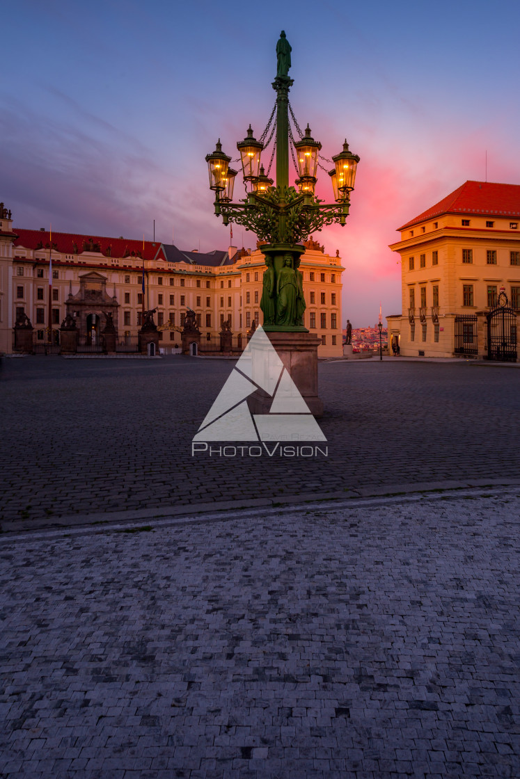 "Picturesque historical Prague" stock image