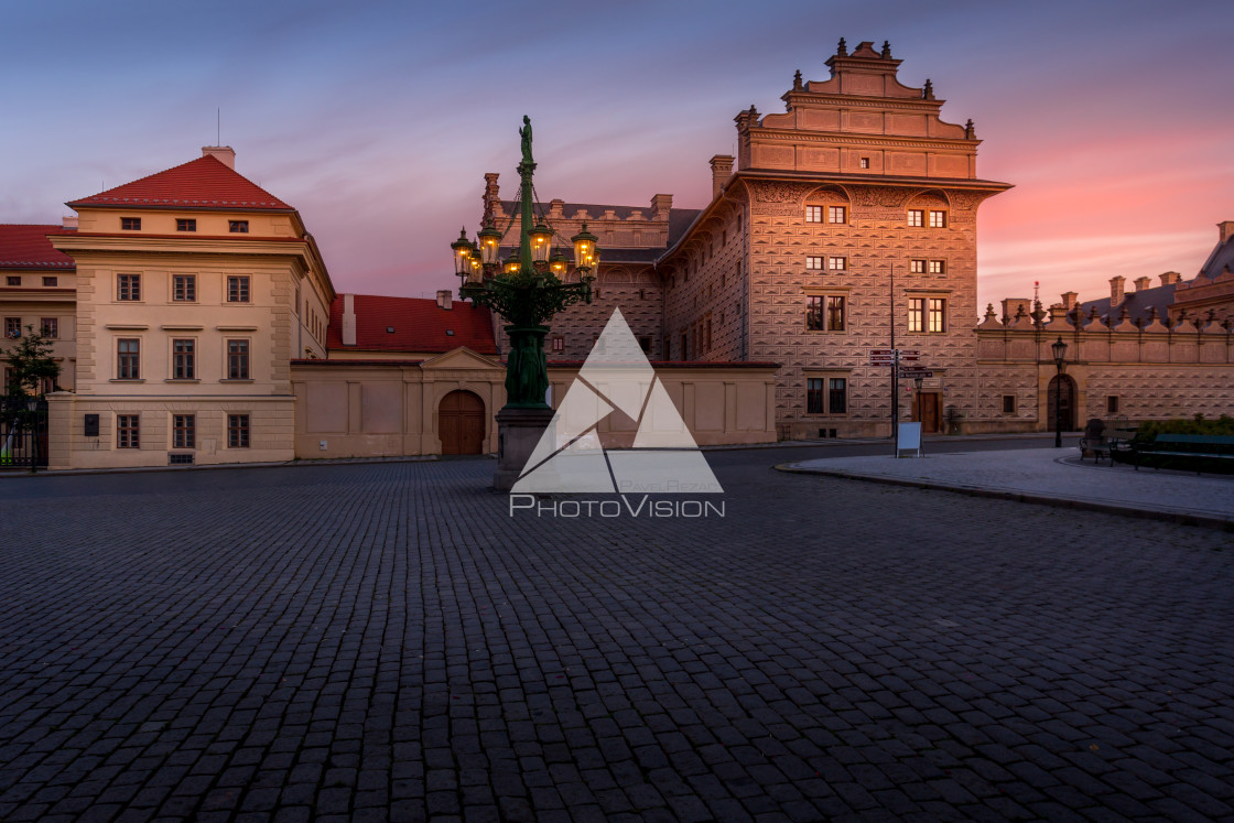 "Picturesque historical Prague" stock image