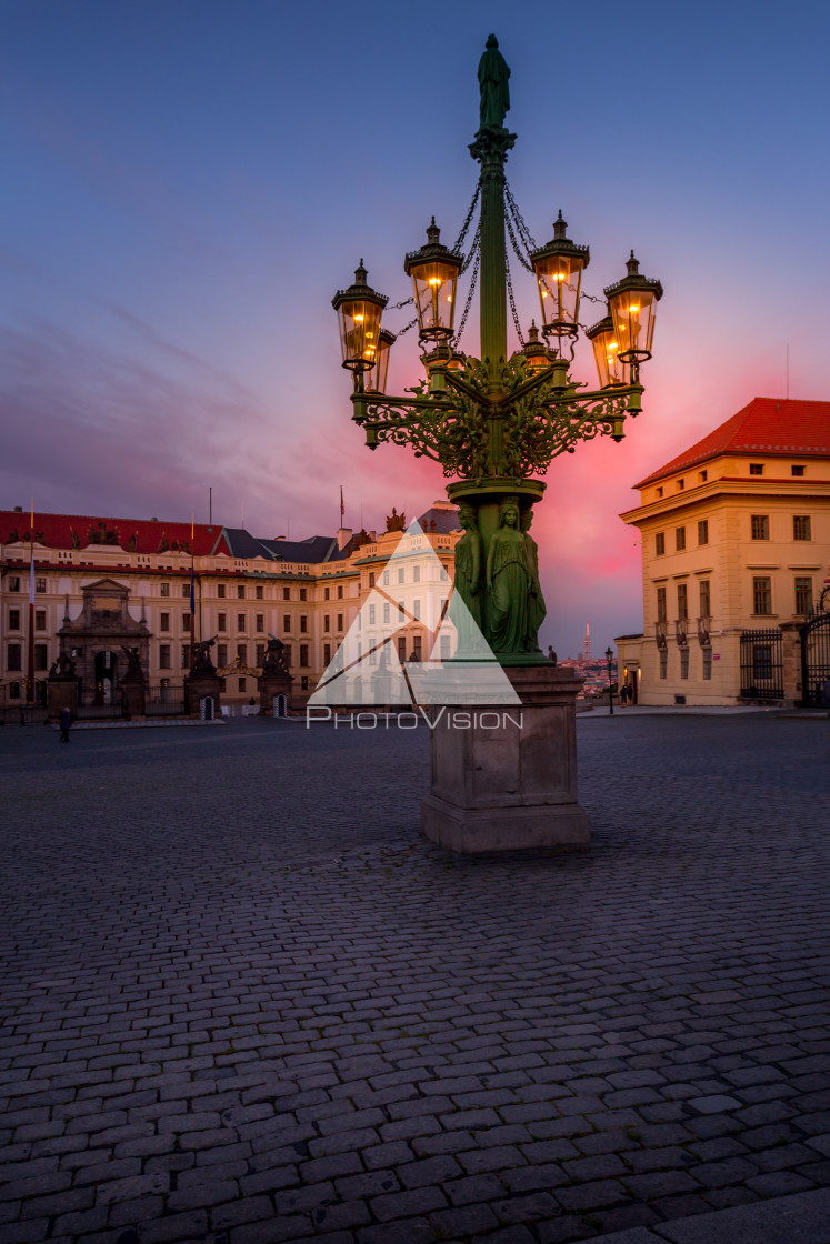 "Picturesque historical Prague" stock image