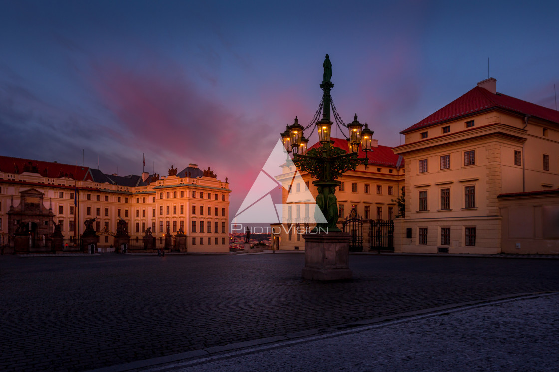 "Picturesque historical Prague" stock image