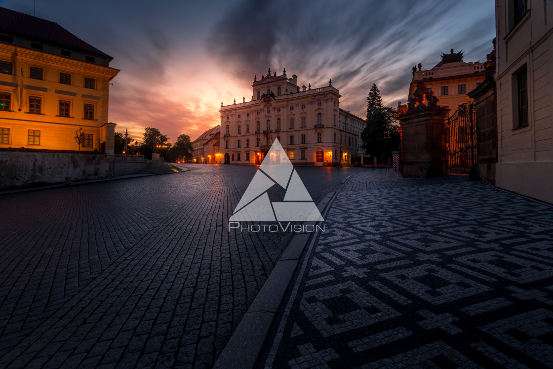 "Picturesque historical Prague" stock image