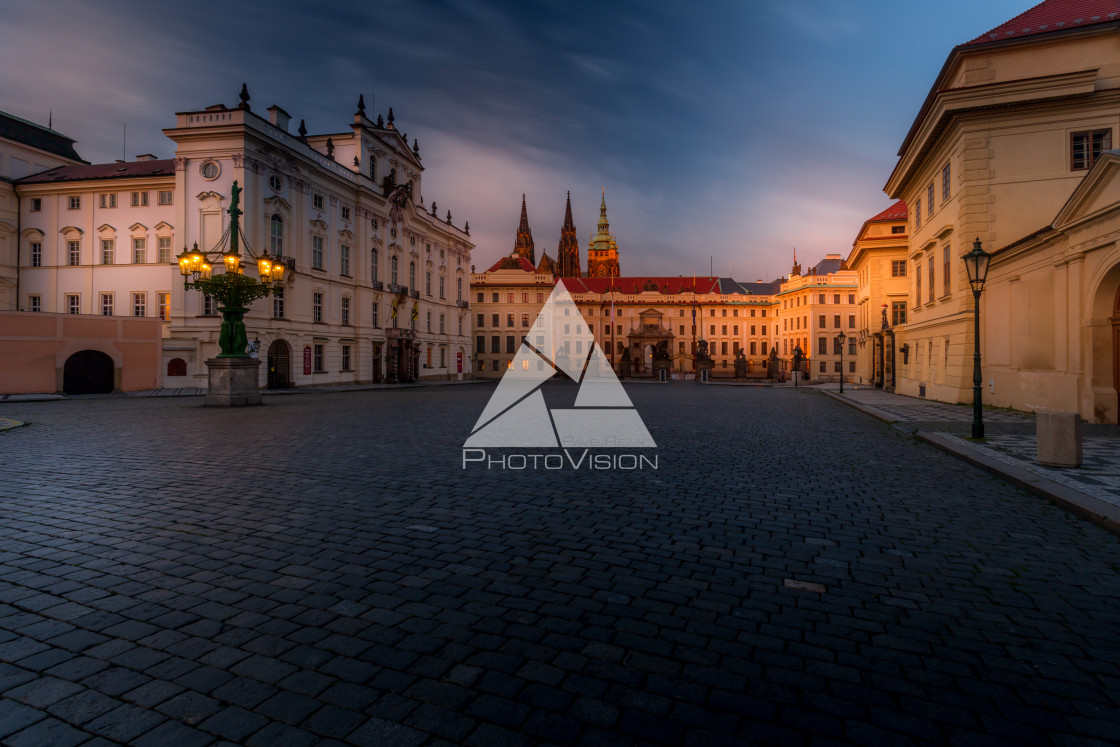 "Picturesque historical Prague" stock image