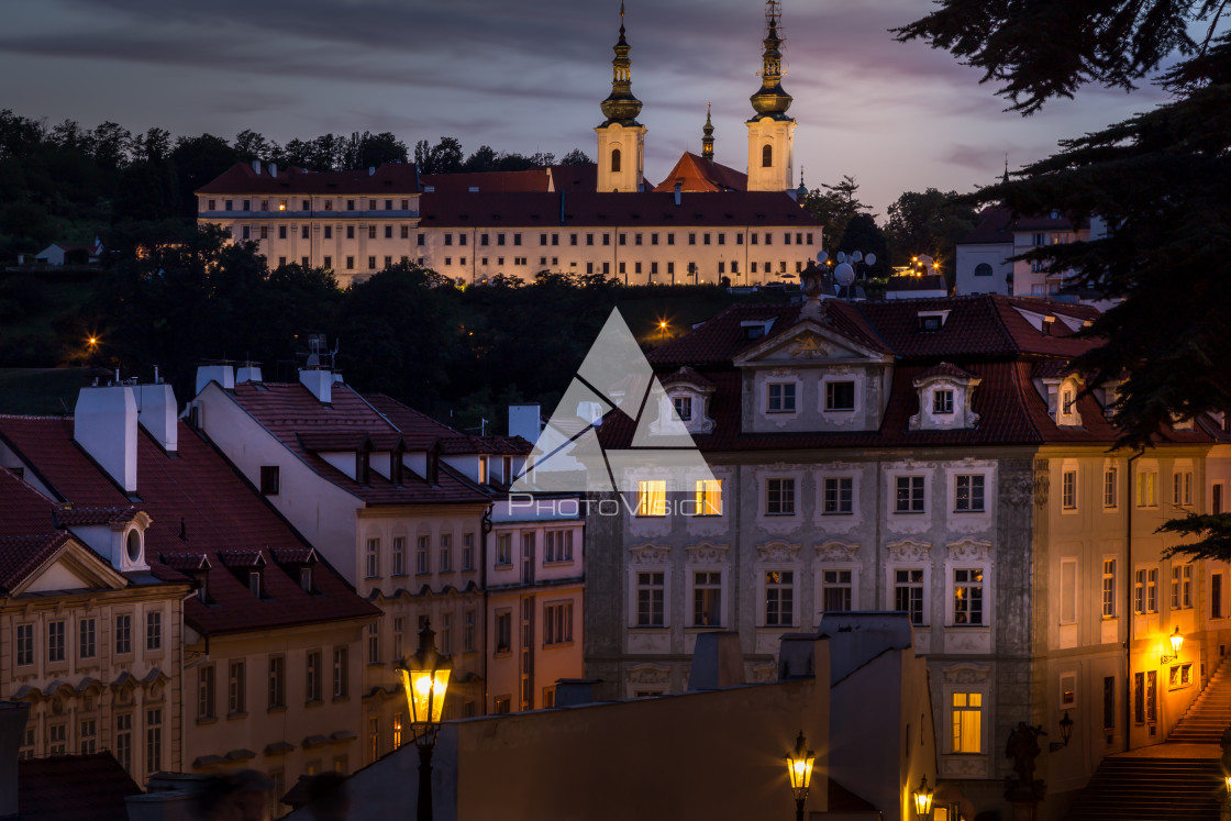 "Picturesque historical Prague" stock image