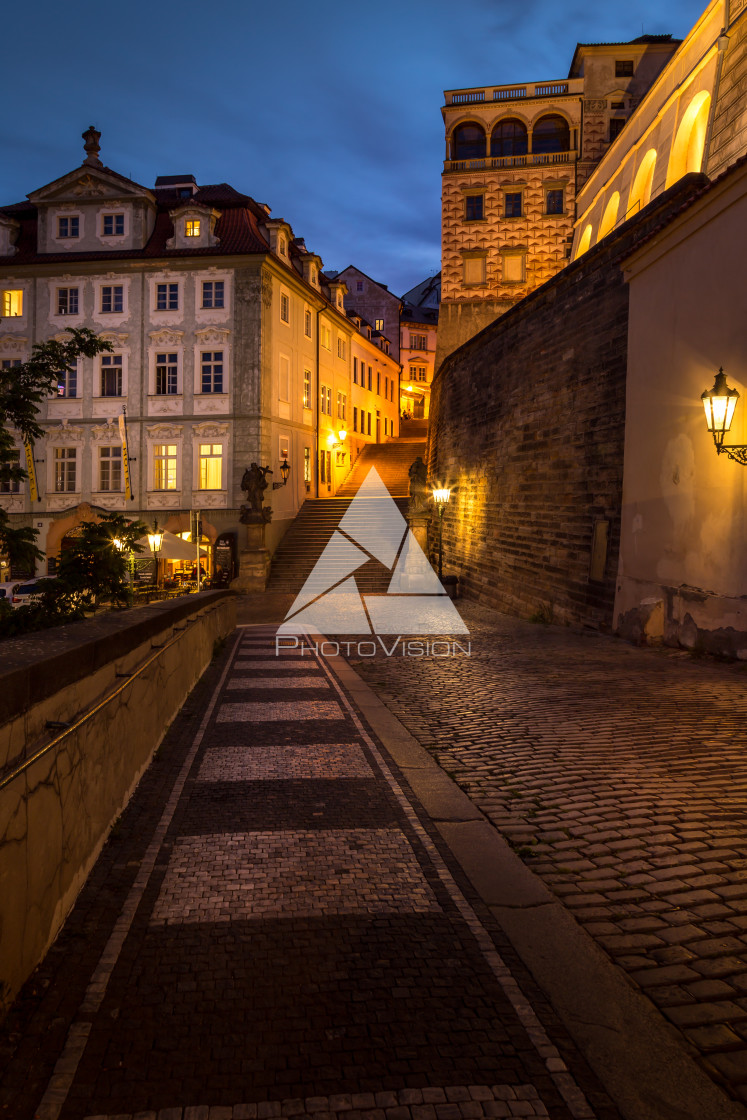 "Picturesque historical Prague" stock image