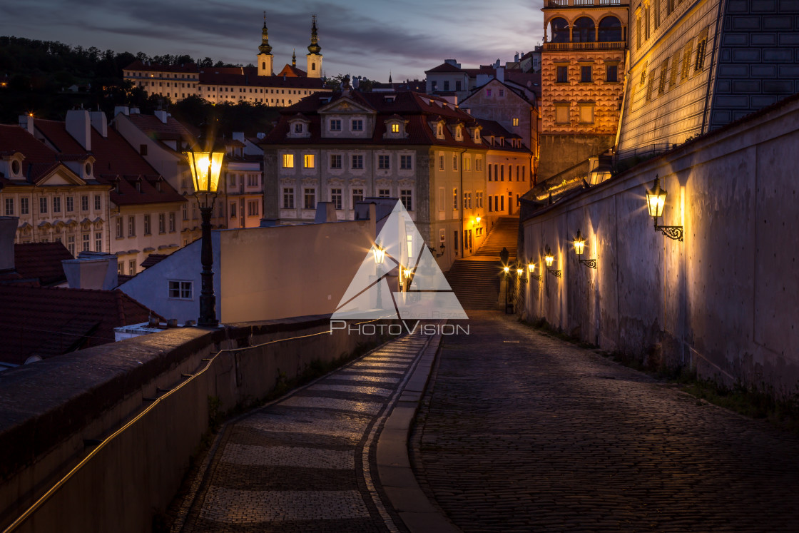 "Picturesque historical Prague" stock image