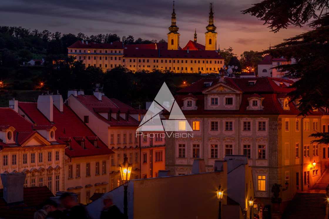 "Picturesque historical Prague" stock image