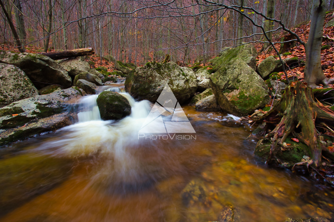 "Waterfalls on the creek" stock image