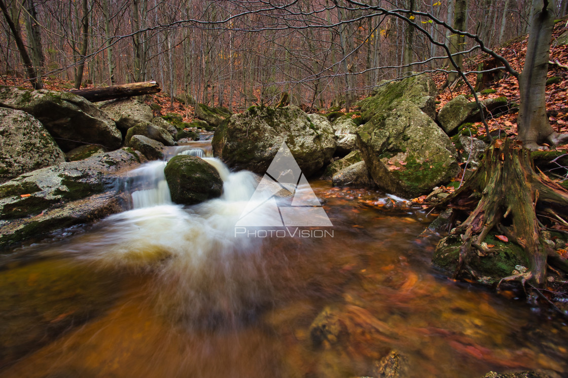 "Waterfalls on the creek" stock image