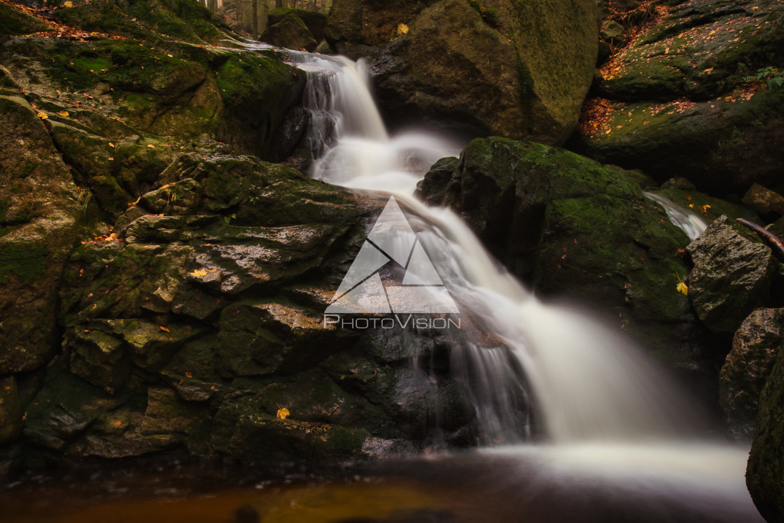 "Waterfalls on the creek" stock image