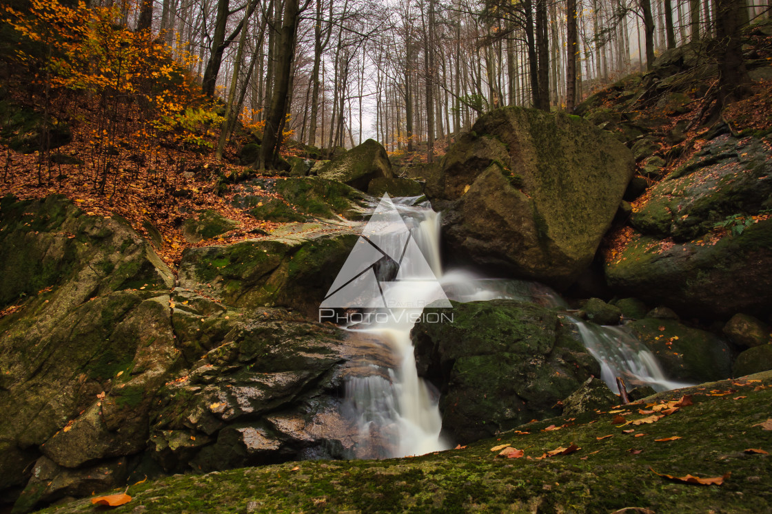 "Waterfalls on the creek" stock image