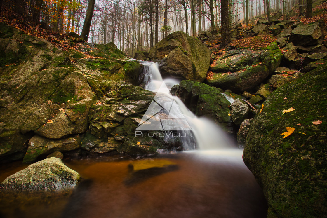 "Waterfalls on the creek" stock image