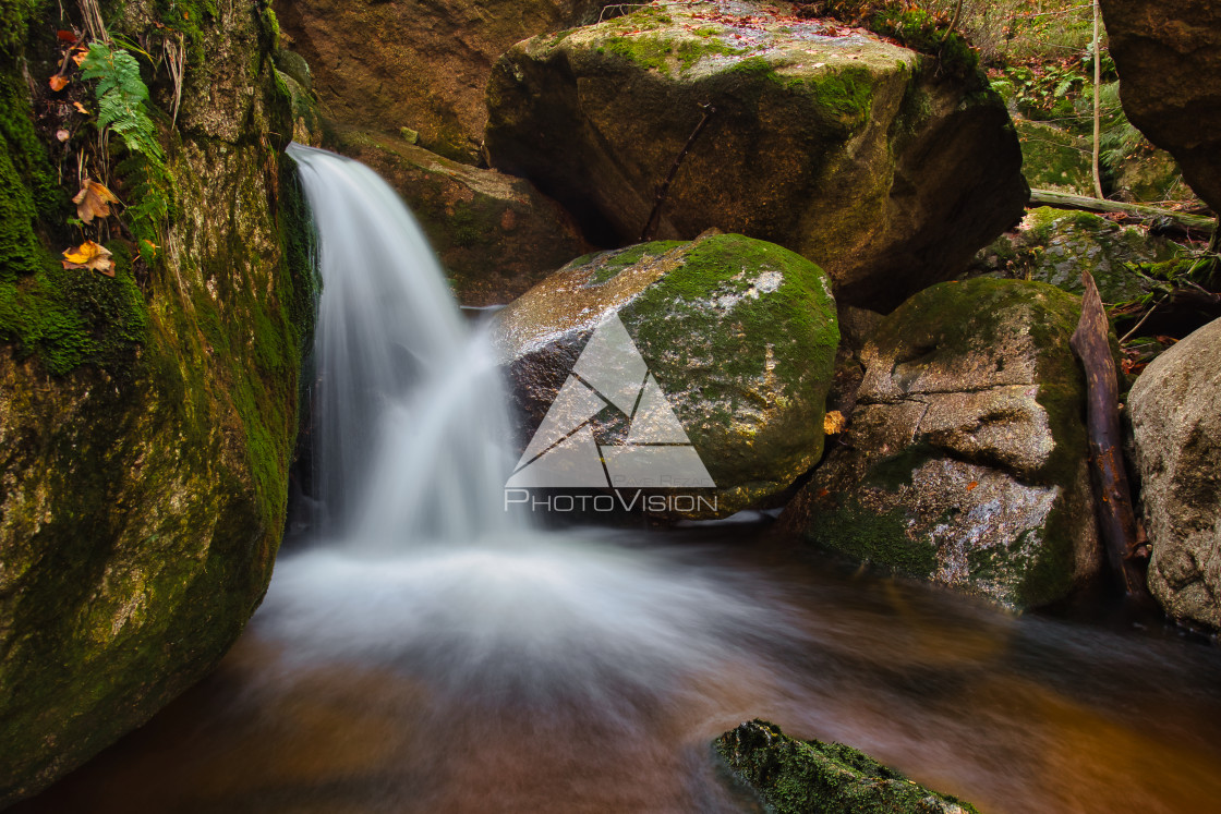 "Waterfalls on the creek" stock image