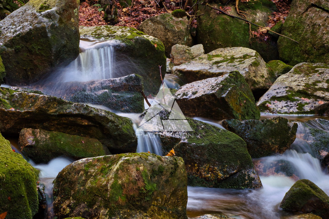 "Waterfalls on the creek" stock image