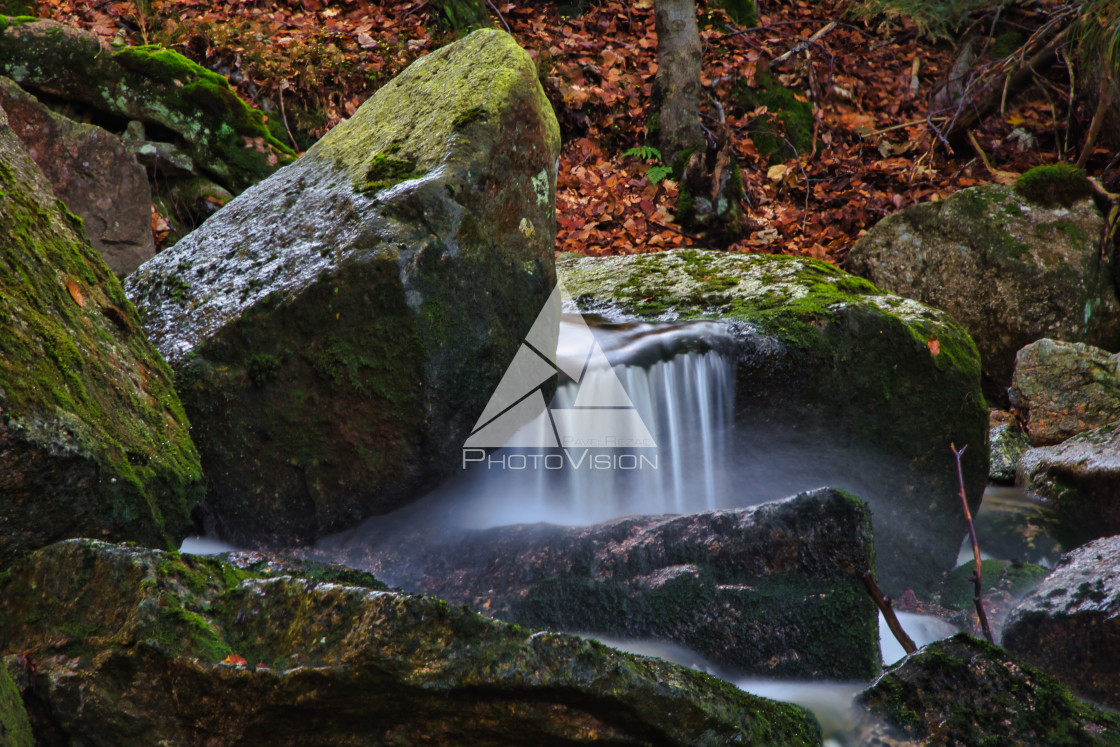 "Waterfalls on the creek" stock image