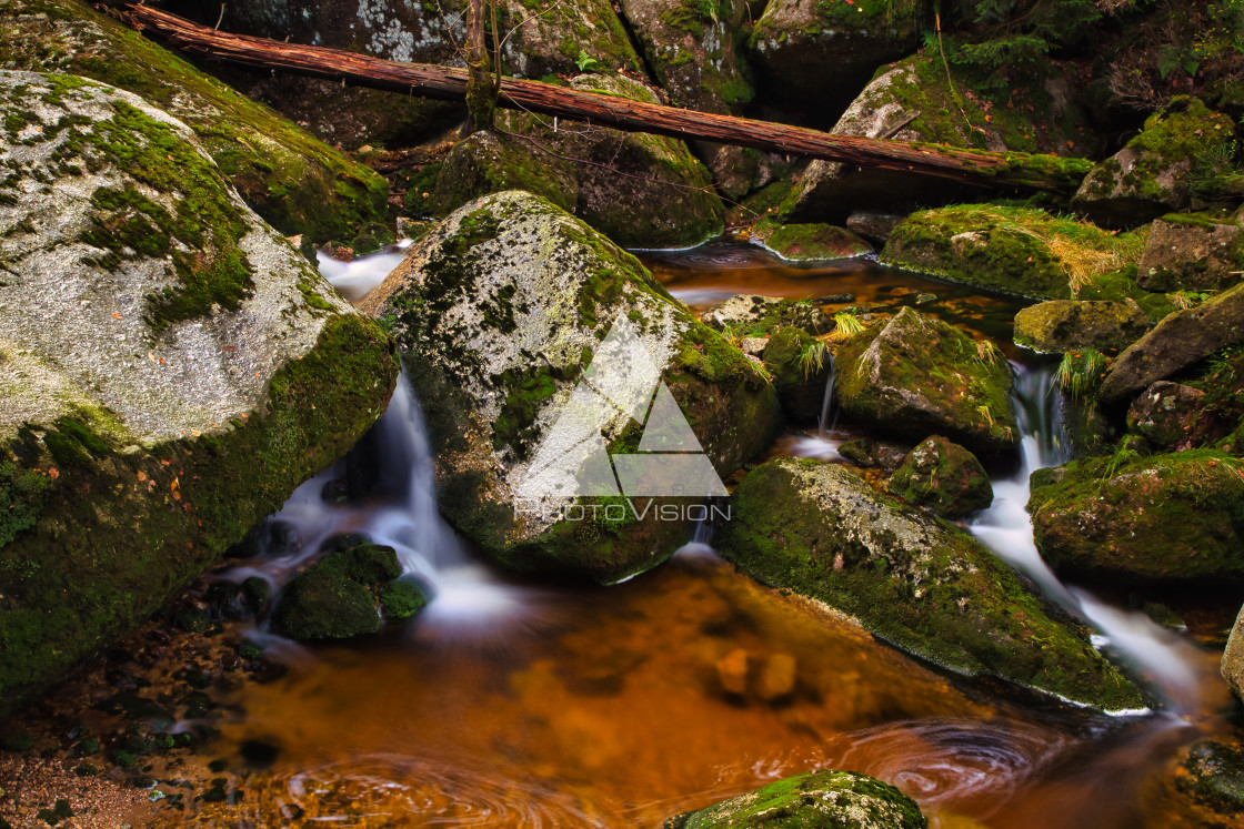 "Waterfalls on the creek" stock image