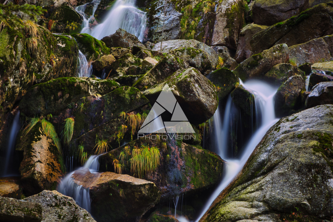 "Waterfalls on the creek" stock image