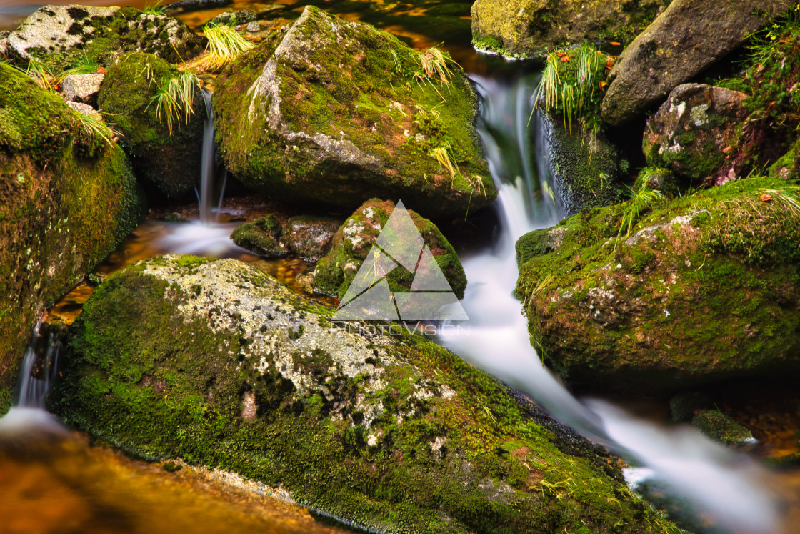 "Waterfalls on the creek" stock image