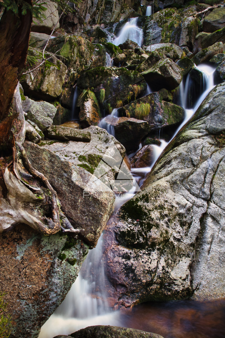 "Waterfalls on the creek" stock image