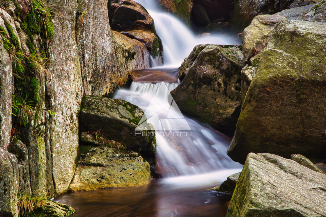 "Waterfalls on the creek" stock image