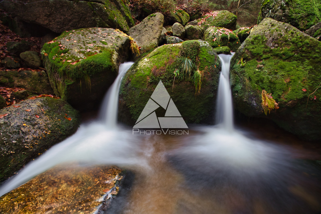 "Waterfalls on the creek" stock image