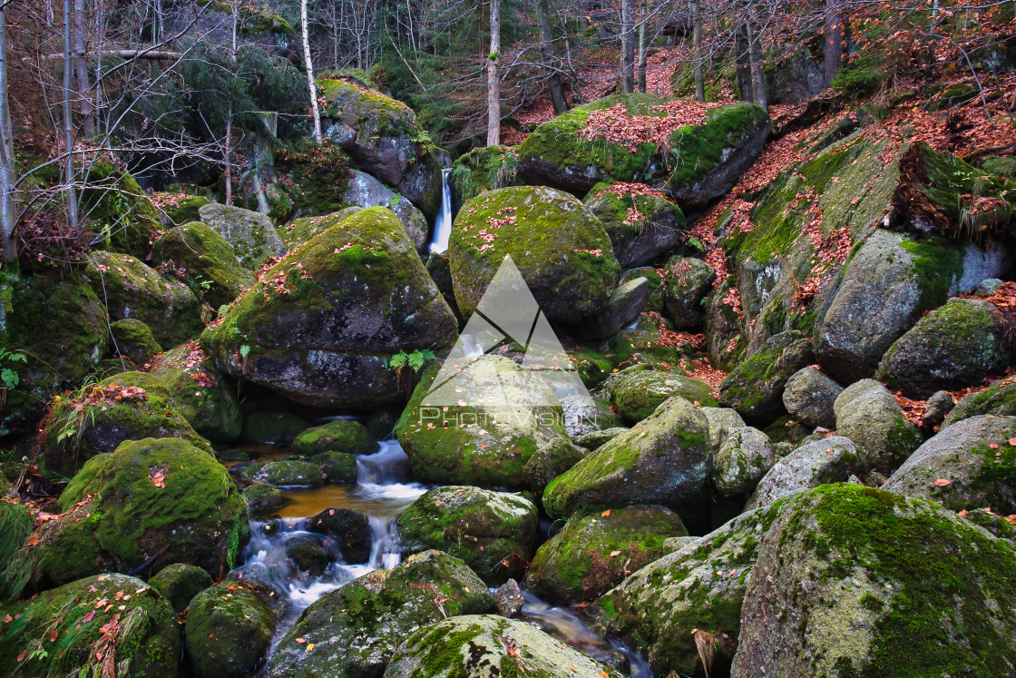 "Waterfalls on the creek" stock image