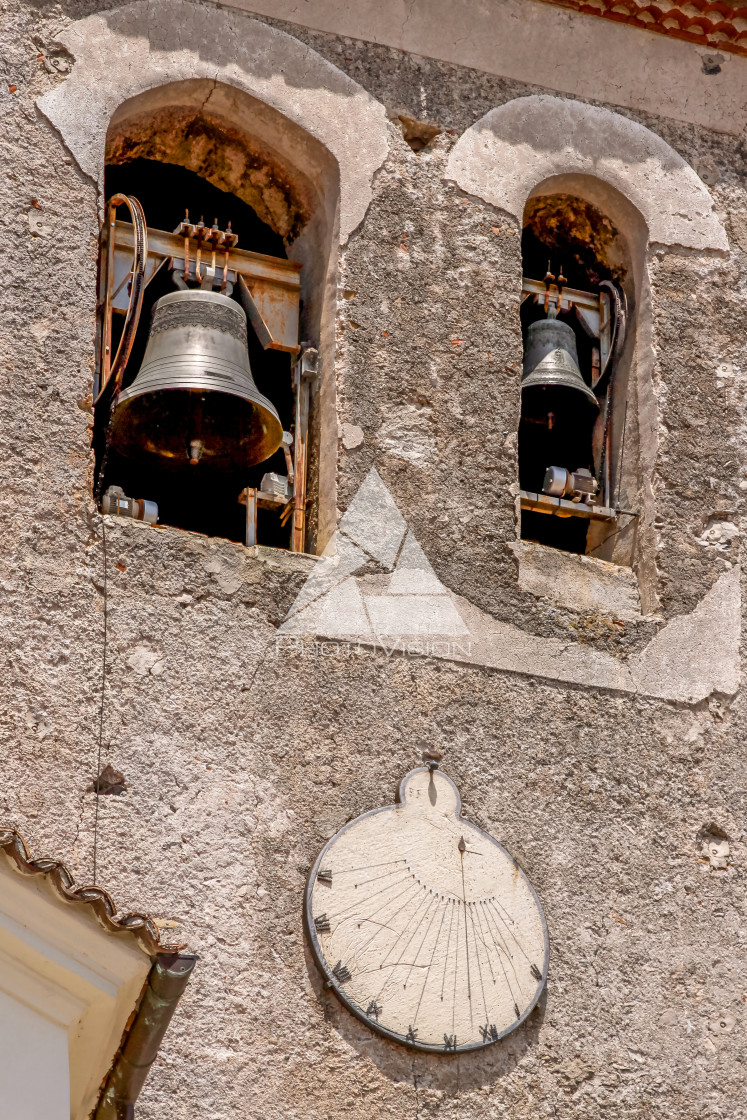 "Typical narrow street in Morano Calabro" stock image