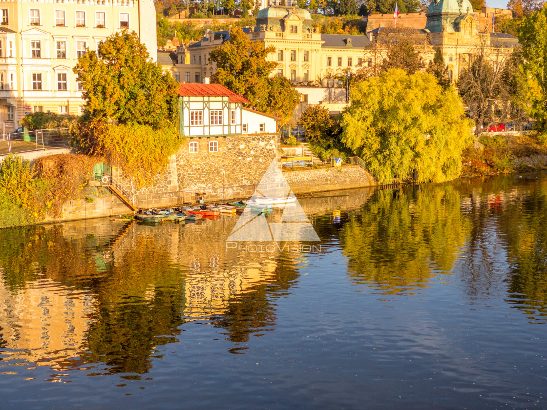 "Colors of autumn Prague" stock image