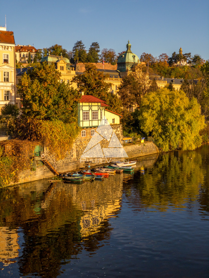 "Colors of autumn Prague" stock image