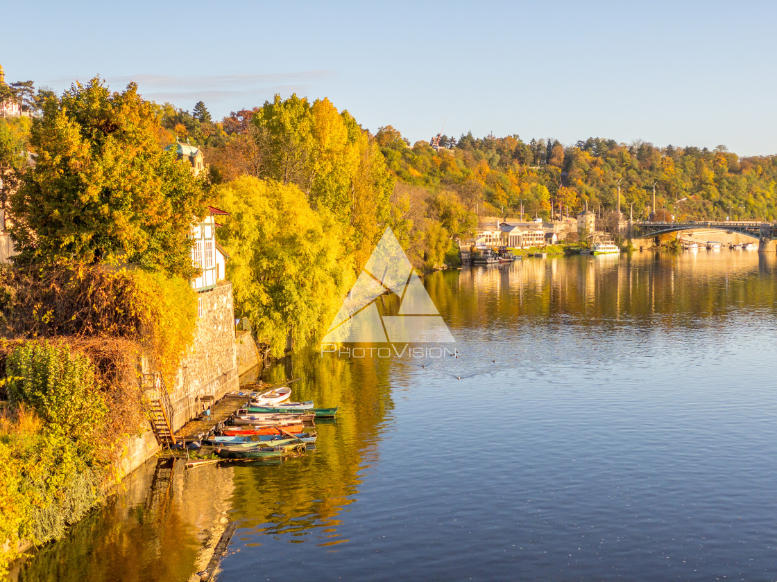 "Colors of autumn Prague" stock image