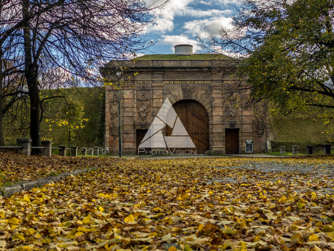 "Prague Walls" stock image