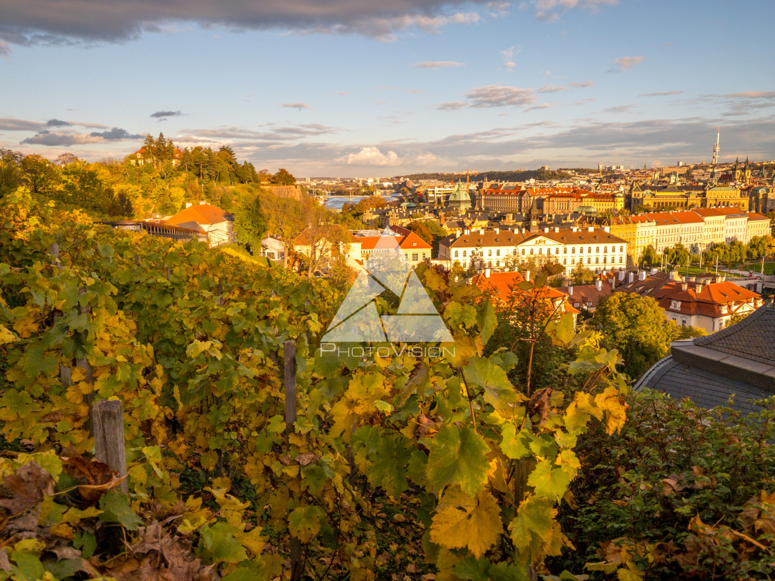 "View of Prague" stock image