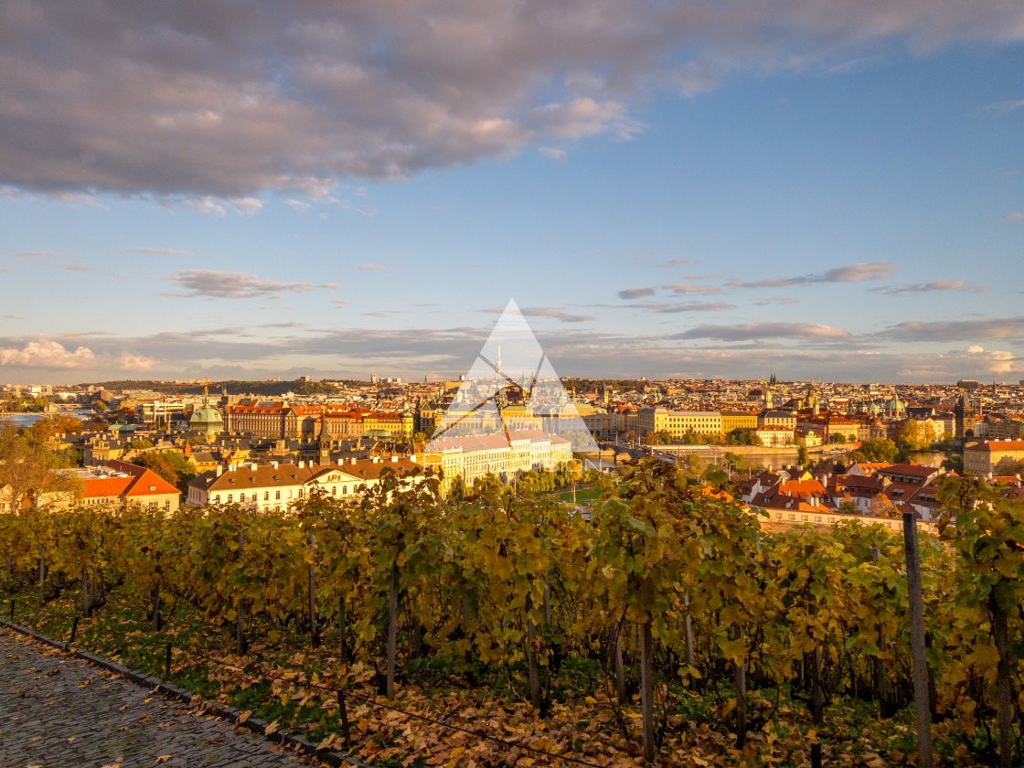 "View of Prague" stock image