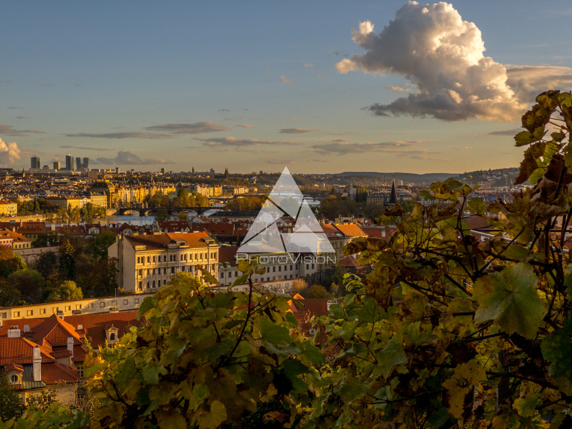 "View of Prague" stock image