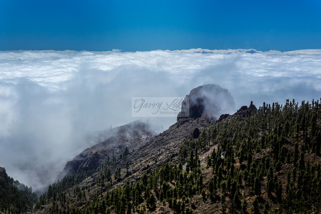 "Above the clouds" stock image