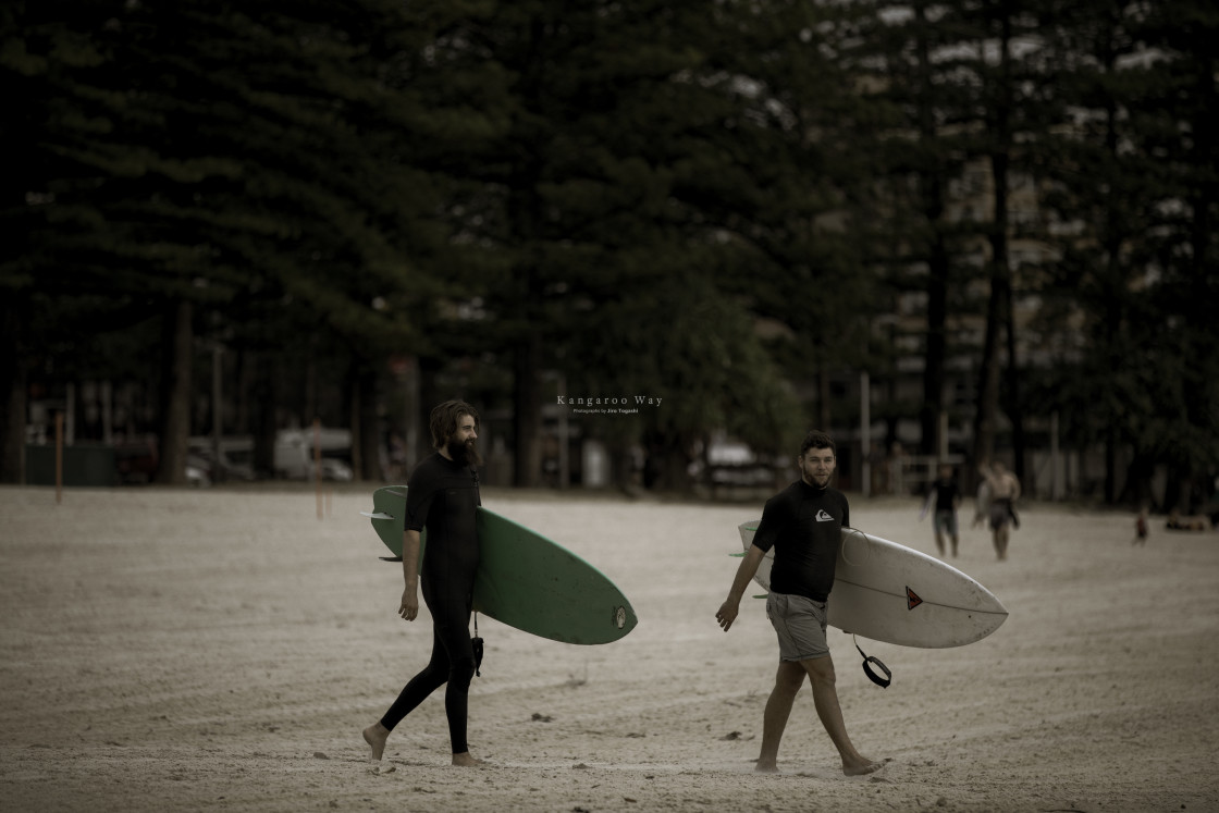 "Surf in the morning" stock image